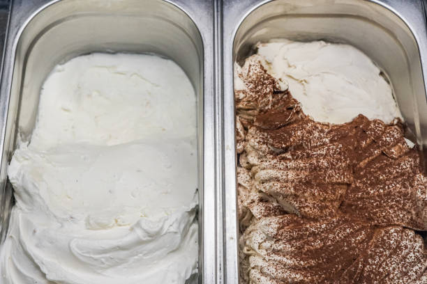 Colorful Gelato on Display
