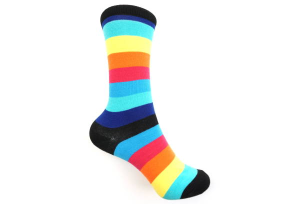 istock colorful socks isolated on white background 1135440363