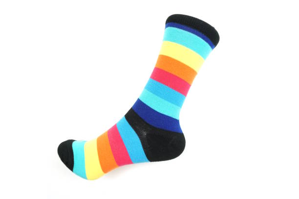 istock colorful socks isolated on white background 1135440398