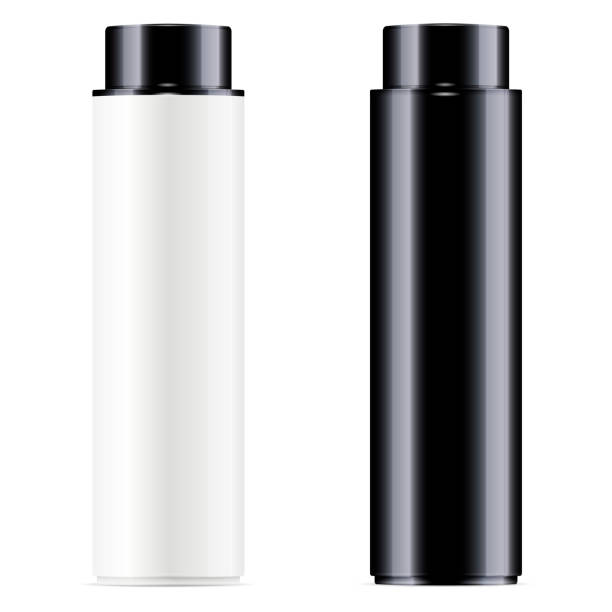 istock Cosmetic bottles set. Facial toner, hair shampoo 1135441737
