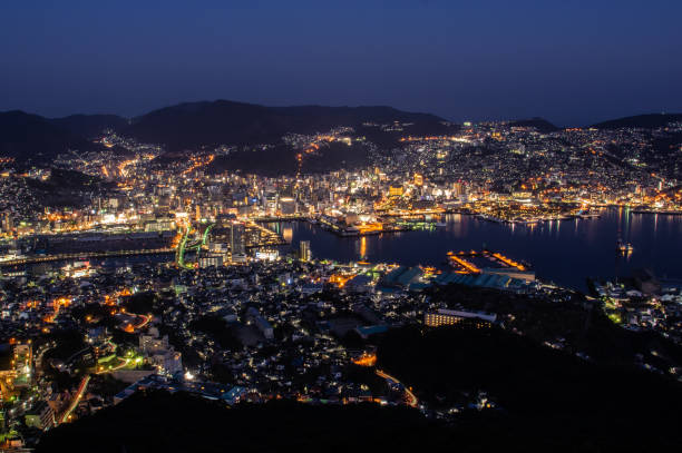 istock Nagasaki Night View in Japan 1135441760