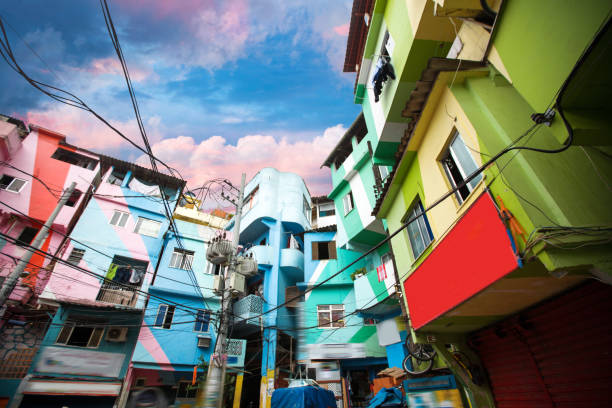 istock Rio de Janeiro downtown and favela 1135450940
