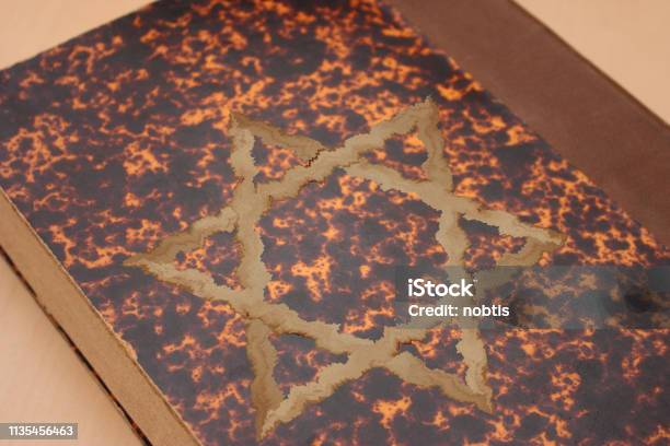 Judaism Prayer Book Star Of David Synagogue Stock Photo - Download Image Now - Bar Mitzvah, Bat Mitzvah, Book Binding