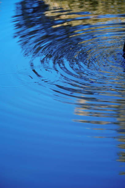 Rippled water stock photo