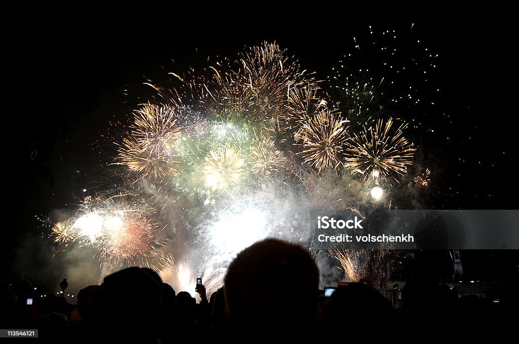 Silvester-Feuerwerk - Lizenzfrei Feuerwerk Stock-Foto