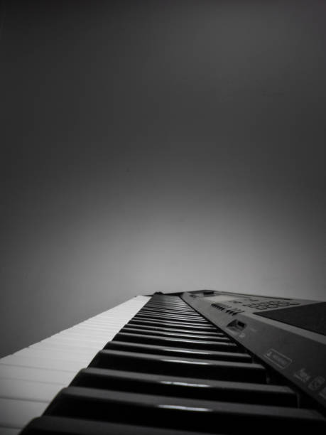 istock moody electronic keyboard instrument 1135464751