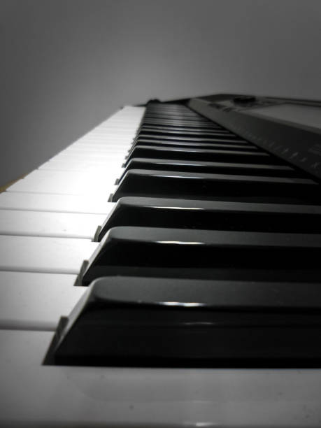 istock moody electronic keyboard instrument 1135464753