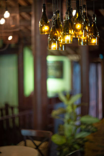 istock Blurred background of restaurant and cafe interior 1135466544