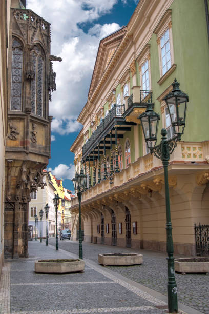 istock beautiful old streets of Prague. 1135466705