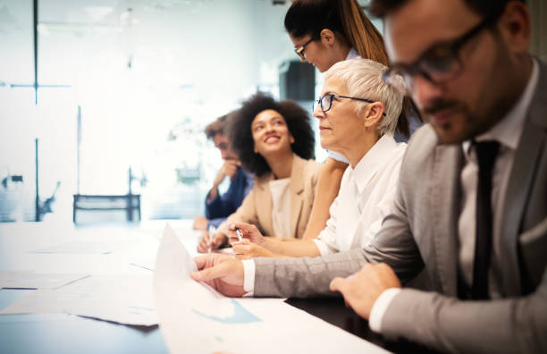 istock Creative business people working on business project 1135470175
