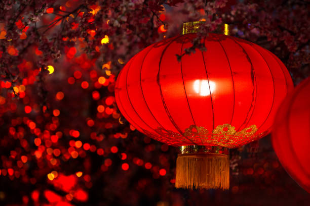 istock Chinese new year lanterns in china town 1135470530