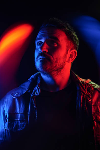 istock Casual man at night 1135478296
