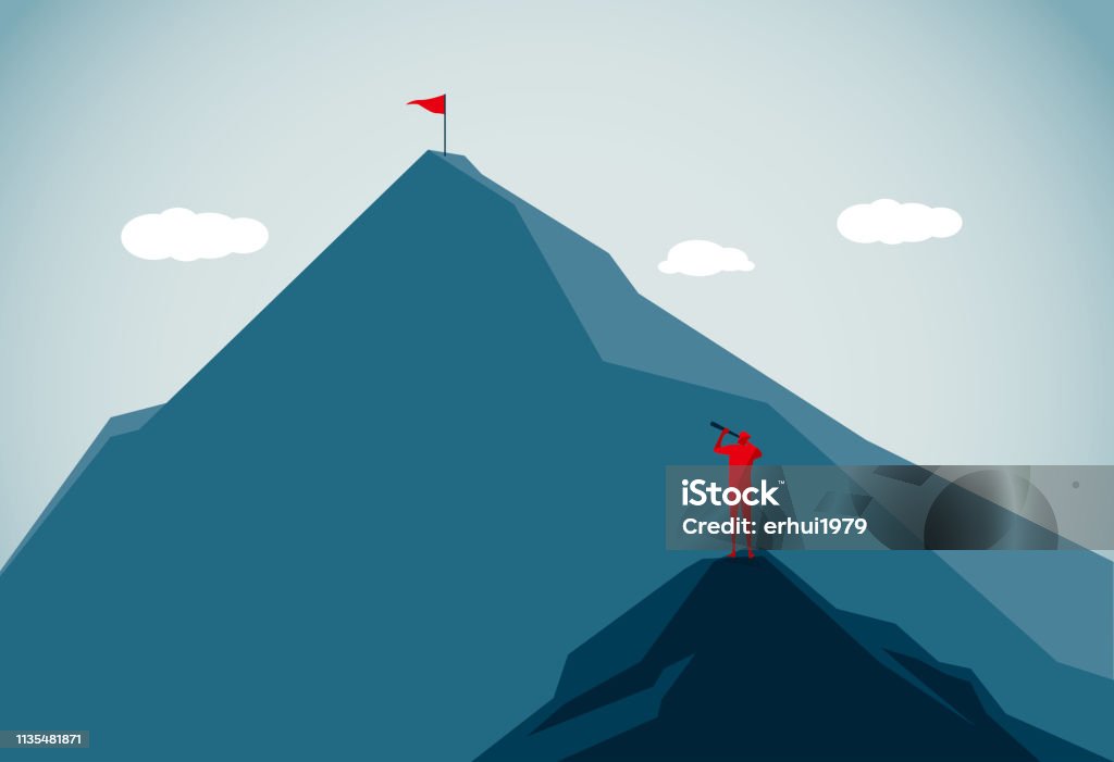 mountain peak commercial illustrator Mountain stock vector
