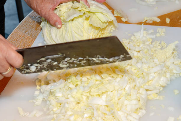 istock Prepare materials and make Chinese dumplings. 1135482045