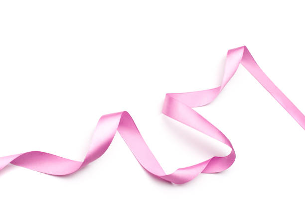 istock pink satin ribbon isolated on white background 1135483681