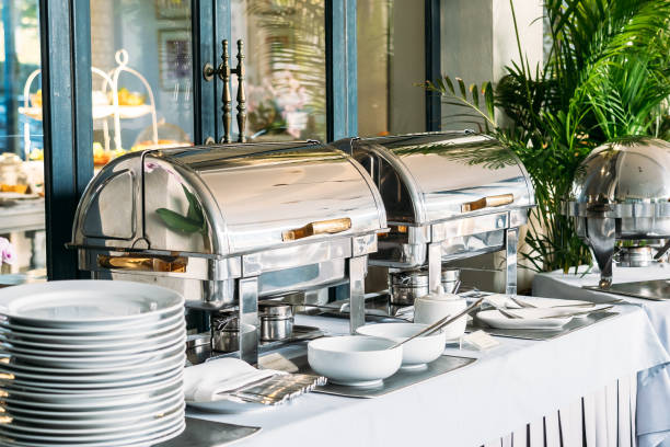 istock Breakfast with Catering buffet in restaurant 1135483719