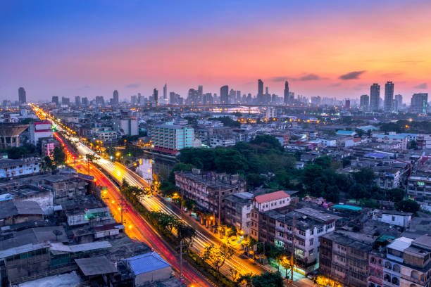 istock cityscape at night in bangkok 1135485617