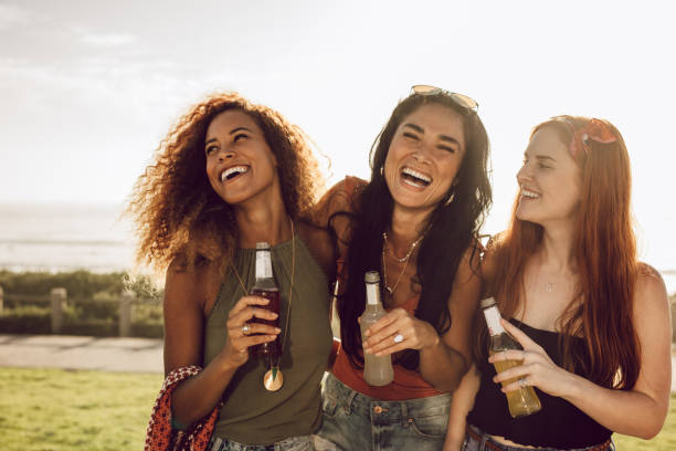 istock Cheerful girls having fun together 1135498879