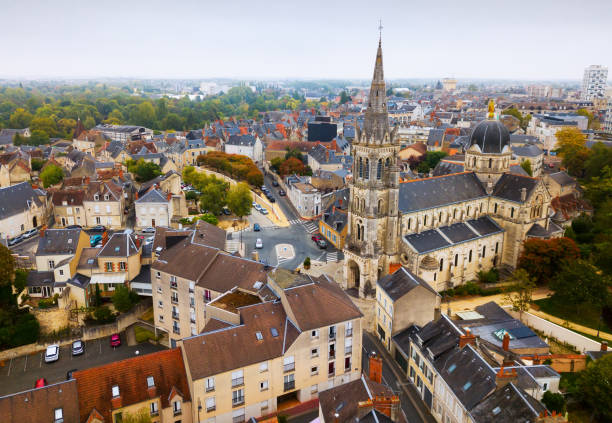 istock Aerial view of Chateauroux 1135505879