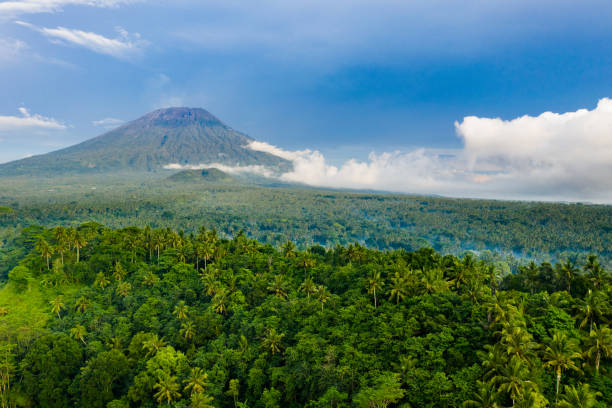 istock Rice Terraces and volcano Batur, Bali 1135512252