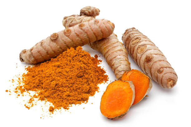 istock Fresh turmeric with slices and curcuma 1135519025