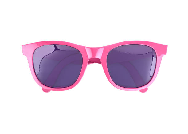 istock Pink sunglasses isolated on white 1135523805