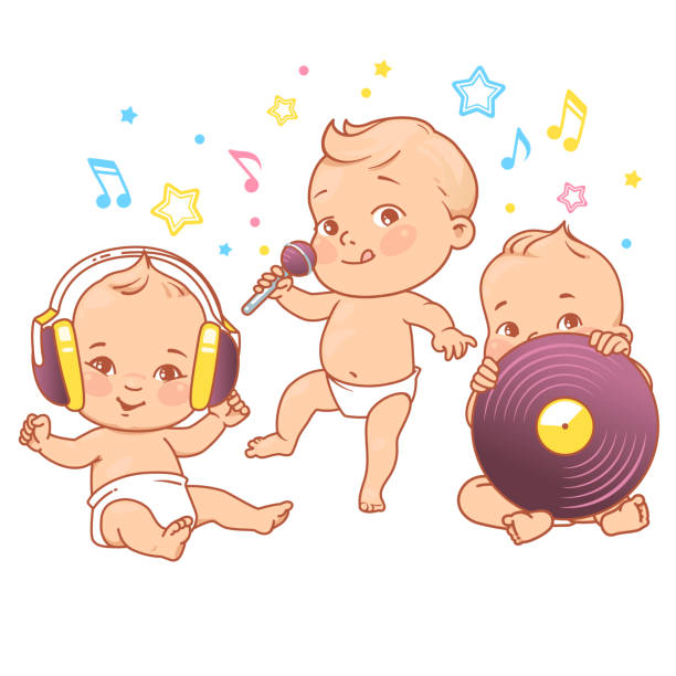 4,300+ Baby Music Stock Illustrations, Royalty-Free Vector