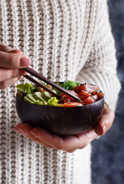 istock Hawaiian tuna poke bowl 1135524860