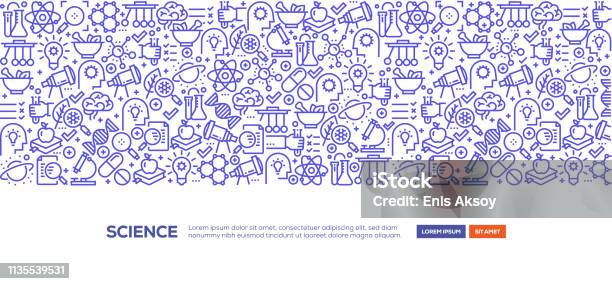 Science Rocks Bannar Science Banner Stock Illustration - Download Image Now - Infographic ...