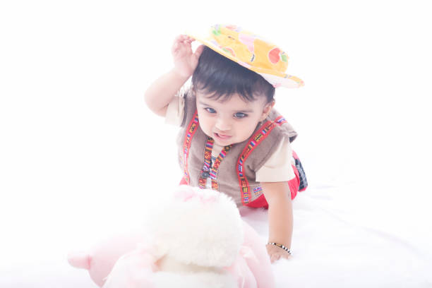 Healthy and happy baby boy. Indian Baby Boy