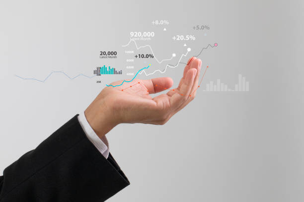 Net profit in business concept