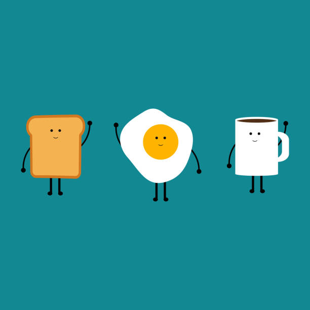 ilustrações de stock, clip art, desenhos animados e ícones de ððµñð°ññ - toast coffee