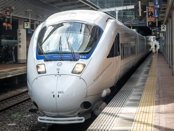 The Limited Express Kamome (885 Series) stock photo