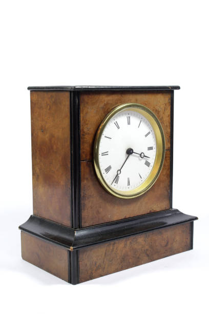 istock Antique Clock Alarm on White Background 1135550778