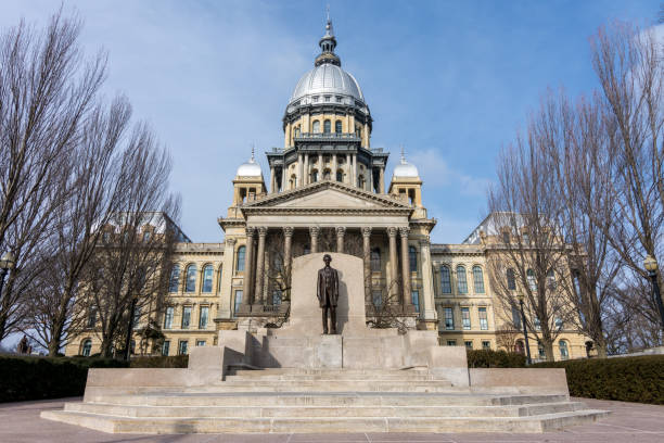 istock Illinois state capitol building, Springfield, Illinois. 1135551701