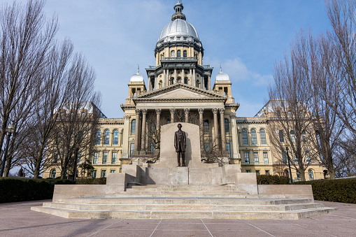 Illinois state capitol building, Springfield, Illinois.
