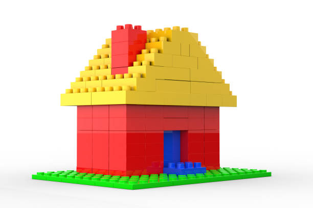 istock House made of plastic toy blocks concept 1135555131
