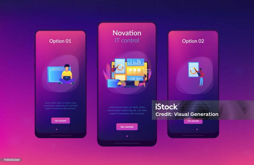 Innovative Software Innovation Management Software App Interface Template Stock ...