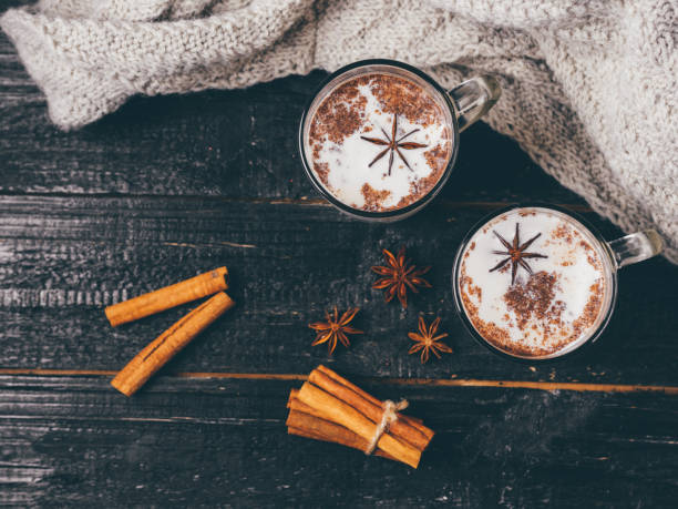 istock masala tea on a dark wooden background with cinnamon and anise 1135555562