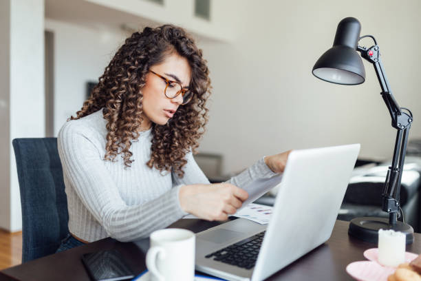 istock Young business woman working 1135556785