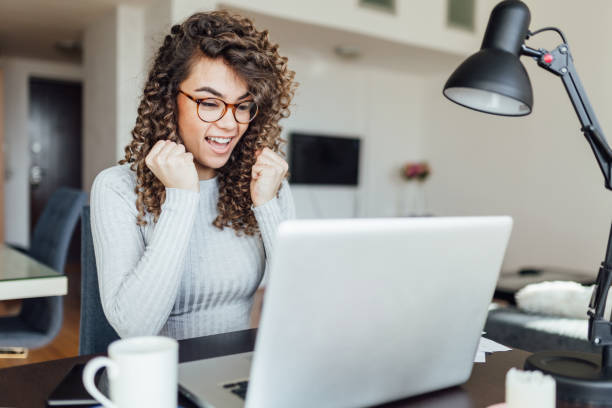 istock Young business woman working 1135556838