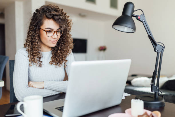 istock Young business woman working 1135556869