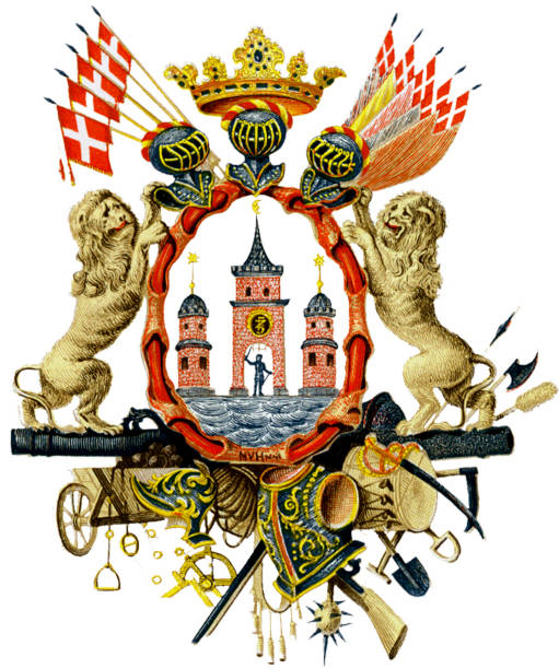 istock Coat of arms of Copenhagen - Denmark. 1135558397