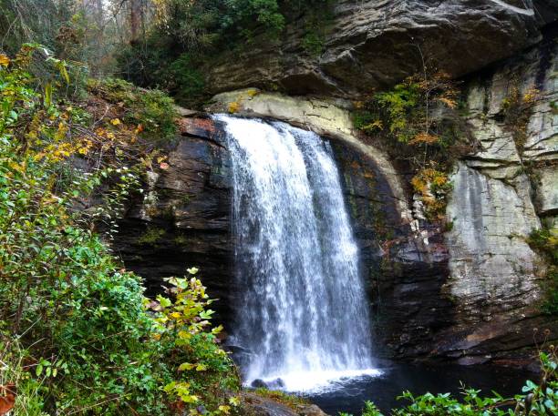 istock Blue Ridge Scenic Parkway - Smokey Mountains - Waterfall 1135559935