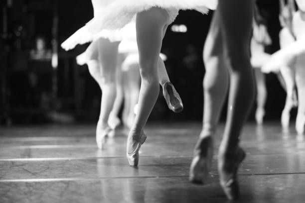 istock Graceful ballerinas feet 1135562065
