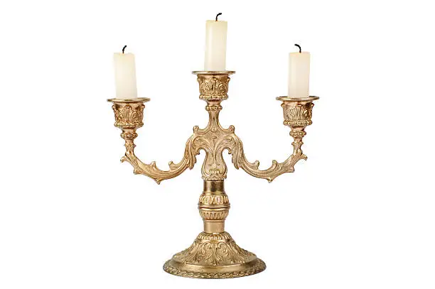 Photo of Candlestick with three candles