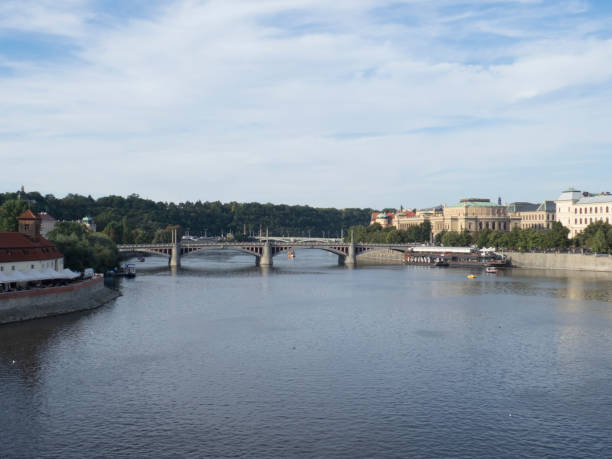 istock Vltava river in Prague seen from Charles bridge 1135564938