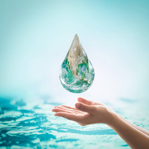istock Saving water and world environmental protection concept. 1135565482