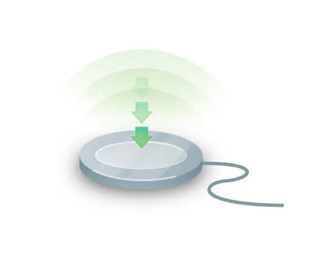 Vector illustration of Wireless Charging Station