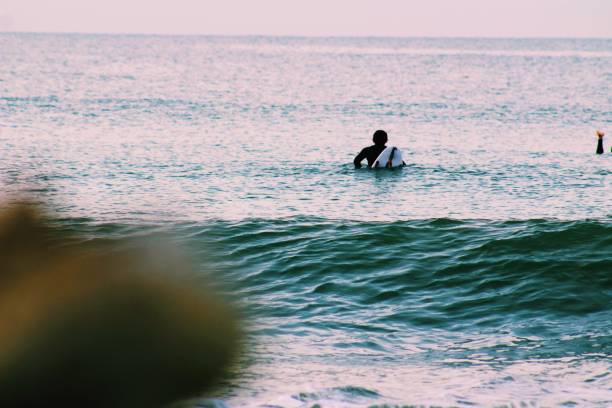 istock Surfer waiting in the water 1135570678